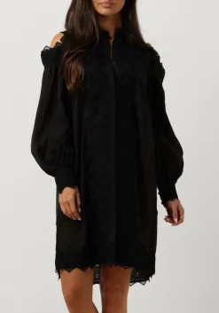 zwarte copenhagen muse midi jurk cmmolly-dress