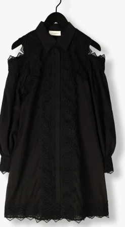 zwarte copenhagen muse midi jurk cmmolly-dress