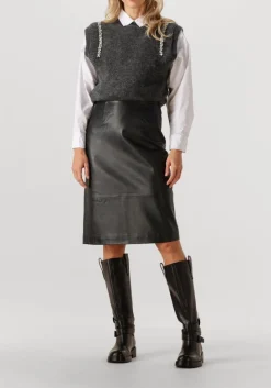 zwarte copenhagen muse midirok cmbaron-skirt