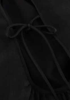 zwarte dante6 maxi jurk tilda open back detailed maxi dress