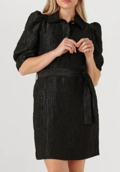 zwarte dante6 mini jurk koda shirt dress