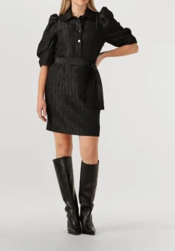 zwarte dante6 mini jurk koda shirt dress