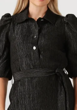 zwarte dante6 mini jurk koda shirt dress