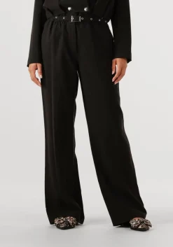 zwarte dante6 pantalon tyler belted adjustable pants