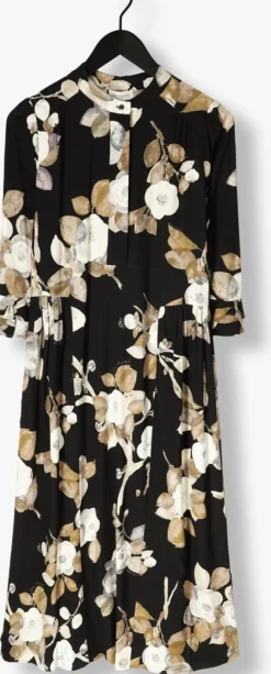 zwarte dea kudibal maxi jurk rosanna