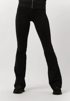 zwarte deblon sports flared broek celine flared leggings