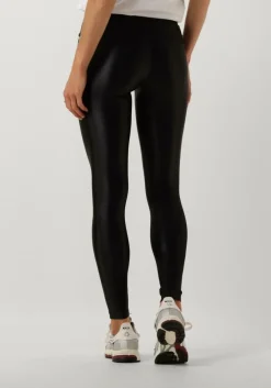 zwarte deblon sports legging shine leggings high waistband