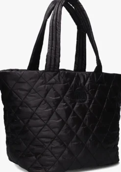 zwarte deblon sports shopper deblon quilted tote bag