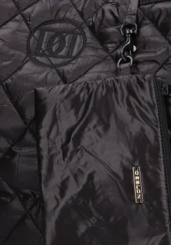 zwarte deblon sports shopper deblon quilted tote bag