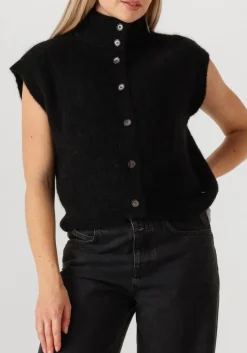 zwarte des petits hauts vest alibou