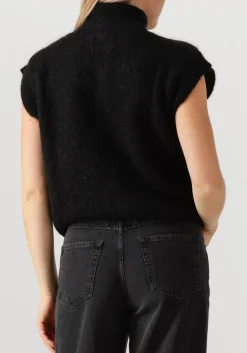 zwarte des petits hauts vest alibou