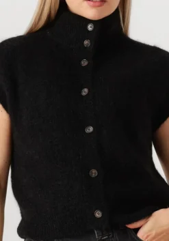 zwarte des petits hauts vest alibou