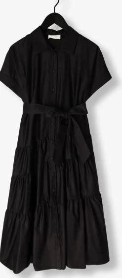 zwarte devotion maxi jurk ear