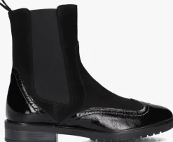 zwarte dl sport chelsea boots 6827
