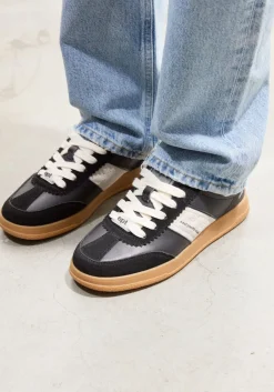 zwarte east pacific trade lage sneakers santos-w