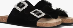 zwarte elena iachi slippers s63