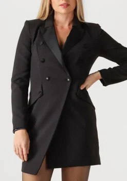 zwarte elisabetta franchi mini jurk dress