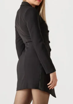 zwarte elisabetta franchi mini jurk dress