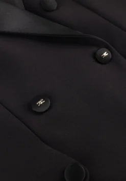 zwarte elisabetta franchi mini jurk dress