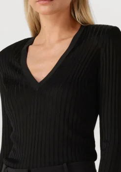 zwarte elisabetta franchi trui knitted sweater