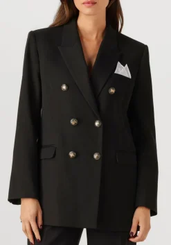 zwarte elisabetta franchi blazer jacket