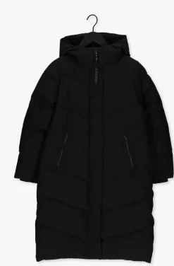 zwarte elvine gewatteerde jas naemi