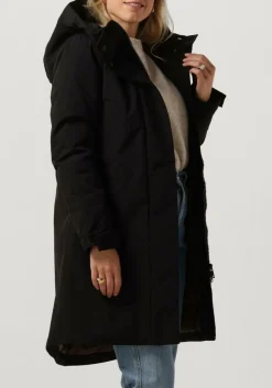 zwarte elvine parka's eline