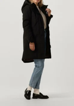 zwarte elvine parka's eline