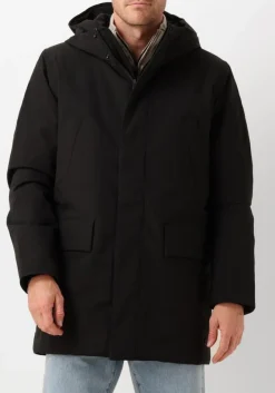 zwarte elvine parka's lucius