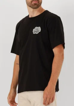 zwarte filling pieces t-shirt t-shirt gowtu