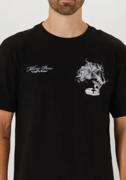 zwarte filling pieces t-shirt t-shirt grammophone