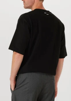 zwarte filling pieces t-shirt t-shirt boxy