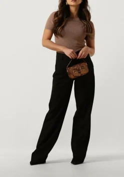 zwarte fiveunits wijde broek dena