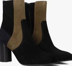 zwarte floris van bommel enkellaarsjes sfw-50075 kaci