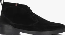 zwarte floris van bommel nette schoenen sfm-50140 de venker