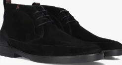 zwarte floris van bommel nette schoenen sfm-50140 de venker