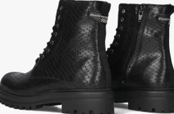 zwarte floris van bommel enkellaarsjes wonki 04.21