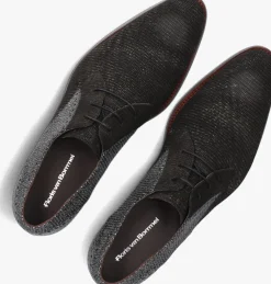 zwarte floris van bommel nette schoenen sfm-30361 de stapper