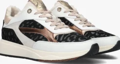 zwarte floris van bommel lage sneakers sfw-10138 suvi