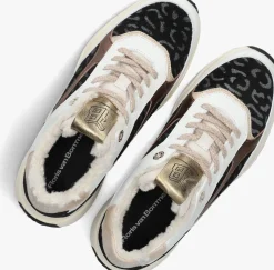 zwarte floris van bommel lage sneakers sfw-10138 suvi