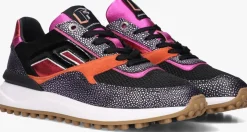 zwarte floris van bommel lage sneakers sfw-10128 noppi