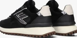 zwarte floris van bommel lage sneakers sfw-10128 noppi