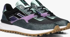 zwarte floris van bommel lage sneakers sfw-10128 noppi