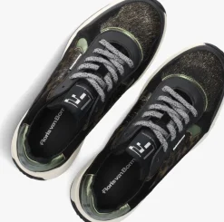 zwarte floris van bommel lage sneakers sfw-10159 suvi