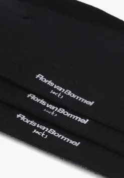 zwarte floris van bommel sokken de katoener