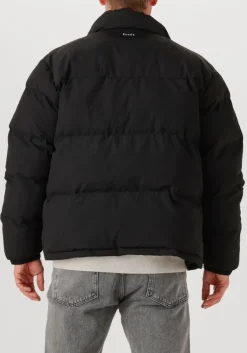 zwarte forét gewatteerde jas polar puffer jacket