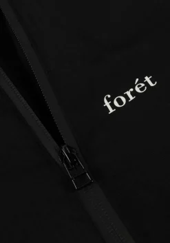 zwarte forét gewatteerde jas polar puffer jacket