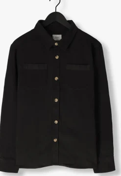 zwarte forét overshirt fellow twill shirt