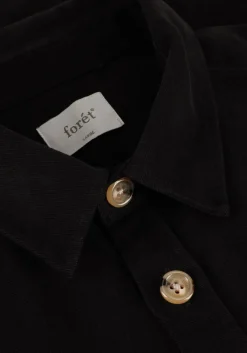 zwarte forét overshirt fellow twill shirt