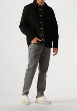 zwarte forét overshirt fellow twill shirt